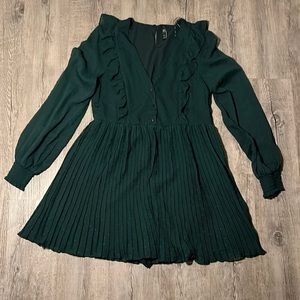 Green Zara short jumpsuit